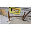 Image 5 : 2x Antique Wooden Bucksaw with Wire Tensioning System