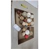 Image 1 : Two Boxes of Assorted Baseballs, Softballs, Rubber Balls