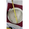 Image 4 : Cream Glazed Stoneware Oval Covered Casserole Dish, plus 10-Gallon Crock