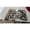 Image 1 : Two Boxes of Vintage Vacuum Tubes and Mallory Electrolytic Capacitors