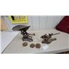 Image 1 : Antique Standard Scale and Supply Company Cast Iron 50 lb Scoop Scale with Weights, Circa 1878