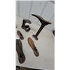 Image 3 : Antique Cast Iron Cobbler's Tools Including Brockton Shoe Lasts, Anvils