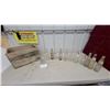 Image 1 : Vintage "Fresh Up" 7Up Wooden Crate with Pepsi, Coca-Cola, Pic-a-Pop Glass Bottles
