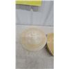 Image 3 : Medalta Potteries 1/2 Gallon Stoneware Crock with Lid and Two Yellow Ware Mixing Bowls