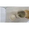 Image 4 : Medalta Potteries 1/2 Gallon Stoneware Crock with Lid and Two Yellow Ware Mixing Bowls