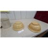 Image 7 : Medalta Potteries 1/2 Gallon Stoneware Crock with Lid and Two Yellow Ware Mixing Bowls