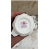 Image 5 : Royal Albert Bone China "Petit Point" Tea Set: 8 Cups, 8 Saucers, Creamer, and Sugar Bowl