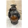 Image 4 : Adlake Kero CN Railway Lantern with Blue and Amber Lenses, with burner