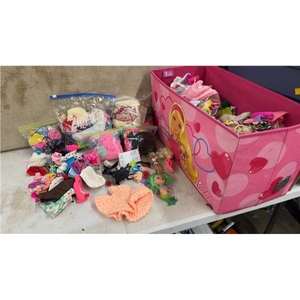 Large Lot of Barbie doll Clothes