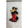 Image 3 : Vintage Wall Chalkware Decor: Pair of Cat Plaques, Goldfish Plaque, Cowboy and Indian Plaque, and