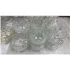 Image 2 : Glass Punch Bowl Set, 2 Boxes of Glass Punch Cups, and Assorted Glass Bowls