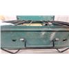 Image 3 : Eaton's of Canada Vintage 2-Burner Portable Camping Stove with Green Metal Case and Brass Fuel Tank
