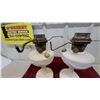 Image 6 : Pair of Antique Milk Glass Aladdin Lincoln Drape Kerosene Oil Lamps