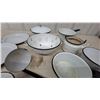 Image 3 : Vintage White Enamelware Collection Including Mugs, Plates, Pots, Colander