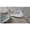 Image 3 : Vintage Metalac White Enamelware Bedpan, Colander, Saucepans, Bowls