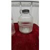 Image 2 : Vintage Ribbed Glass Measured Pour Dispenser from a hoosier With Metal Collar Handle, Shakers