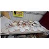 Image 1 : Large Collection of Vintage White Enamelware with Red Trim, Pots, Pans, Roasters, Colander
