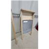 Image 5 : Vintage Jubilee Glass Washer and Metal Corrugated Washboards, Wooden Frames