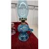 Image 5 : Four Antique American Pattern Glass Kerosene Finger Lamps, Late 19th to Early 20th Century