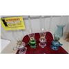Image 6 : Four Antique American Pattern Glass Kerosene Finger Lamps, Late 19th to Early 20th Century