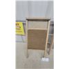 Image 2 : Two Vintage Washboards Including World's Best Wash-Mate Ltd. Wood and Galvanized Metal