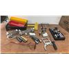 Image 1 : Paint Roller Handles, Trays, and Batteries with Battery Tester