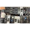 Image 3 : Box of Assorted Circuit Breakers and Baldor Capacitors