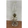 Image 5 : Oil Lamps: Red Glass Lamp, Clear Glass Lamps, with chimneys