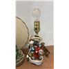 Image 2 : Four Figural Table Lamps: Two Porcelain Couples, One Fish, and One Asian Couple