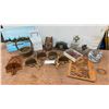 Image 1 : Waterbury Clock Co. Mantle Clock, Cuckoo Clock, Basket, Painting