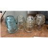 Image 2 : Brunette Sawmill Sign, Enamel Pot, Colander, Glass and Ceramic Insulators