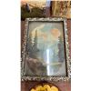 Image 8 : Assorted Wall Art: Framed John 3:16 Verse, Landscape Oil Painting