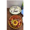 Image 2 : Assorted Kitchenware: "Salad" Bowl, Pumpkin Dish, Mushroom Plates, and Covered Dishes