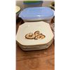 Image 4 : Assorted Kitchenware: "Salad" Bowl, Pumpkin Dish, Mushroom Plates, and Covered Dishes