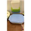 Image 5 : Assorted Kitchenware: "Salad" Bowl, Pumpkin Dish, Mushroom Plates, and Covered Dishes
