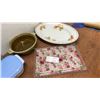 Image 6 : Assorted Kitchenware: "Salad" Bowl, Pumpkin Dish, Mushroom Plates, and Covered Dishes