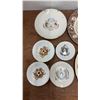 Image 3 : Royal Commemorative Plates, Blue and White Transferware, Floral Dinnerware
