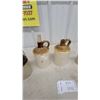 Image 3 : Antique Stoneware Collection: Two-Tone Lidded Crock, Ridged Jugs, Platte Valley