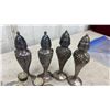 Image 2 : Assorted Flatware, Silverplate Shakers, Glass Shakers
