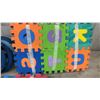 Image 2 : Children's Foam Interlocking Floor Mats and Blue Rubber Rings