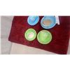 Image 4 : Six Vintage wade Porcelain Teacup and Saucer Sets in Green, Blue, and Pink with Gold Rims
