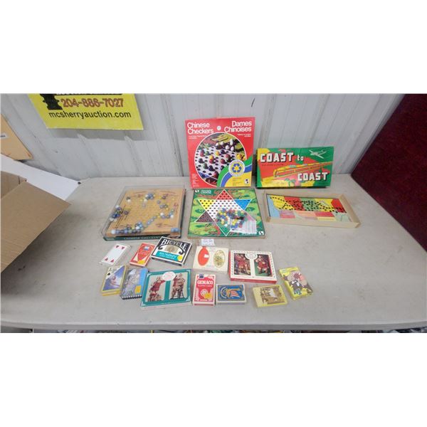 Chinese Checkers and Coast to Coast Board Games, Playing Cards, Chinese Checkers Board