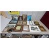 Image 1 : Assorted Framed Artworks and Empty Picture Frames, Landscapes, Portraits, Florals
