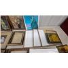 Image 5 : Assorted Framed Artworks and Empty Picture Frames, Landscapes, Portraits, Florals