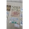 Image 3 : Vintage BC and Manitoba License Plates, “Retired” Novelty Sign, and Cobra Frame