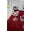 Image 7 : Three Antique Kerosene Lamps, Bull's Eye Amethyst, Scroll and Arch, and Fluted
