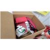 Image 4 : Fibre Optic Angel Tree Topper, Christmas Stockings, Santa Hat, Poinsettias, Pillow and table cloths