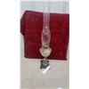Image 1 : Antique Figural Kerosene Oil Lamp with Frosted Glass Fount and Spelter Cherub on Cast Iron Base