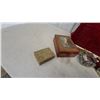 Image 4 : Vintage Boston KS Desktop Pencil Sharpener with Hand-Crank, plus Compass Sets and Cash Box