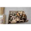 Image 2 : Vintage Sewing Lot: Belding's Silk Thread, Singer Machine Belt, No. 127 Manual and Wooden Spools